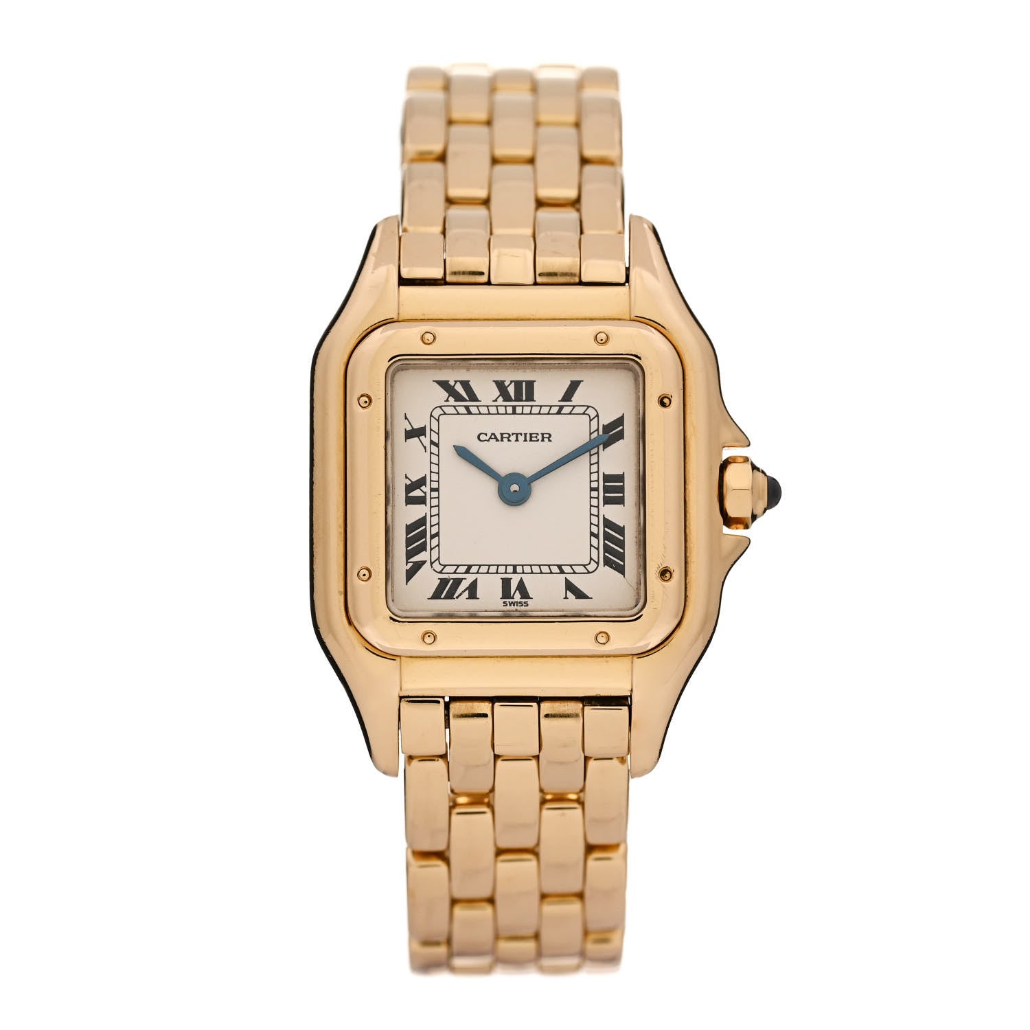 Cartier 18K Yellow Gold 22mm Panthere Quartz Watch 1 of 4