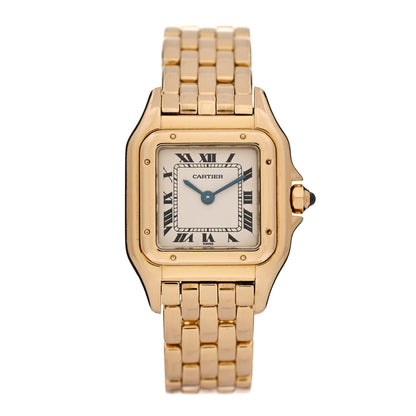 Cartier 18K Yellow Gold 22mm Panthere Quartz Watch 1 of 4