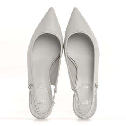 Christian Louboutin Nappa Sporty Kate Slingback 55 Pumps 36 White 2 of 9