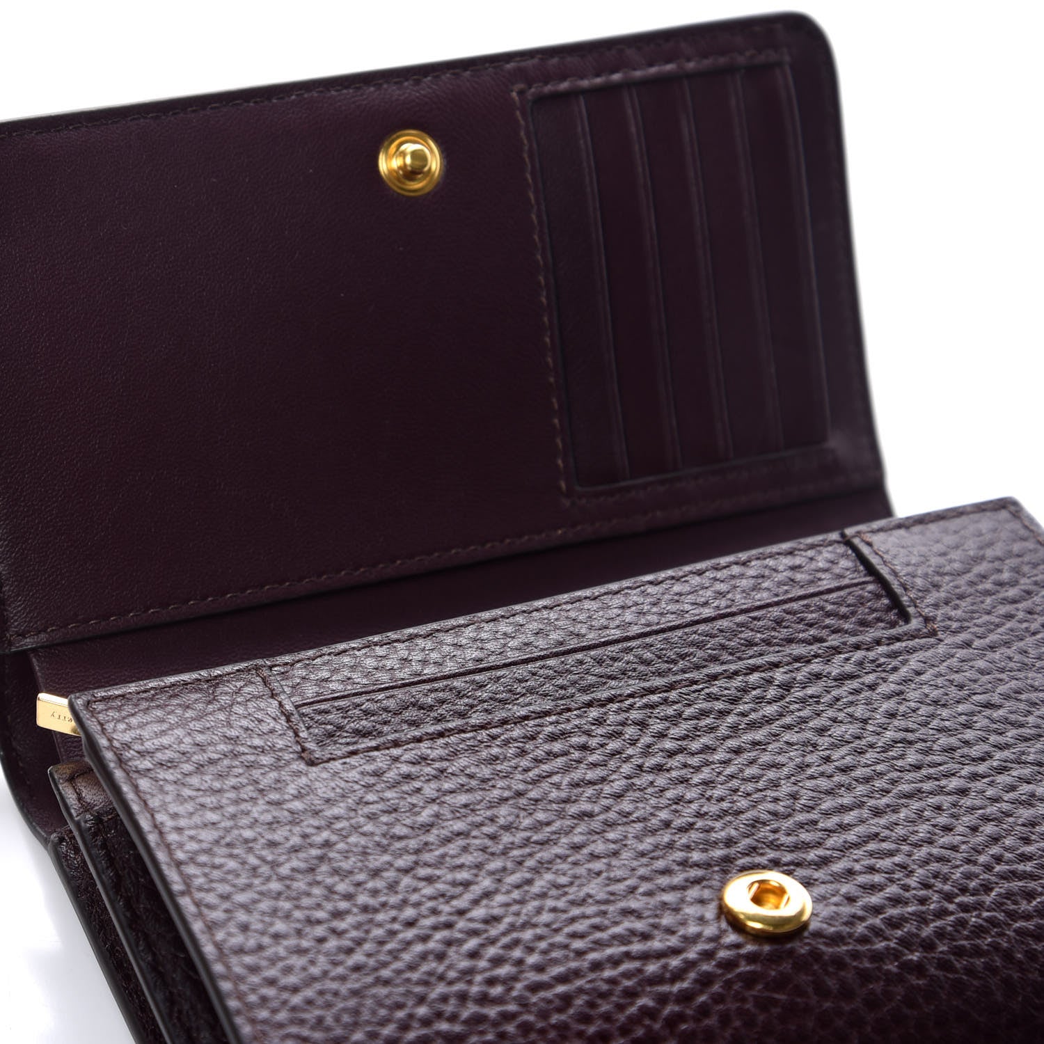 Mulberry Grain Vegetable Tanned Calfskin Medium Continental Wallet Oxblood 9 of 10