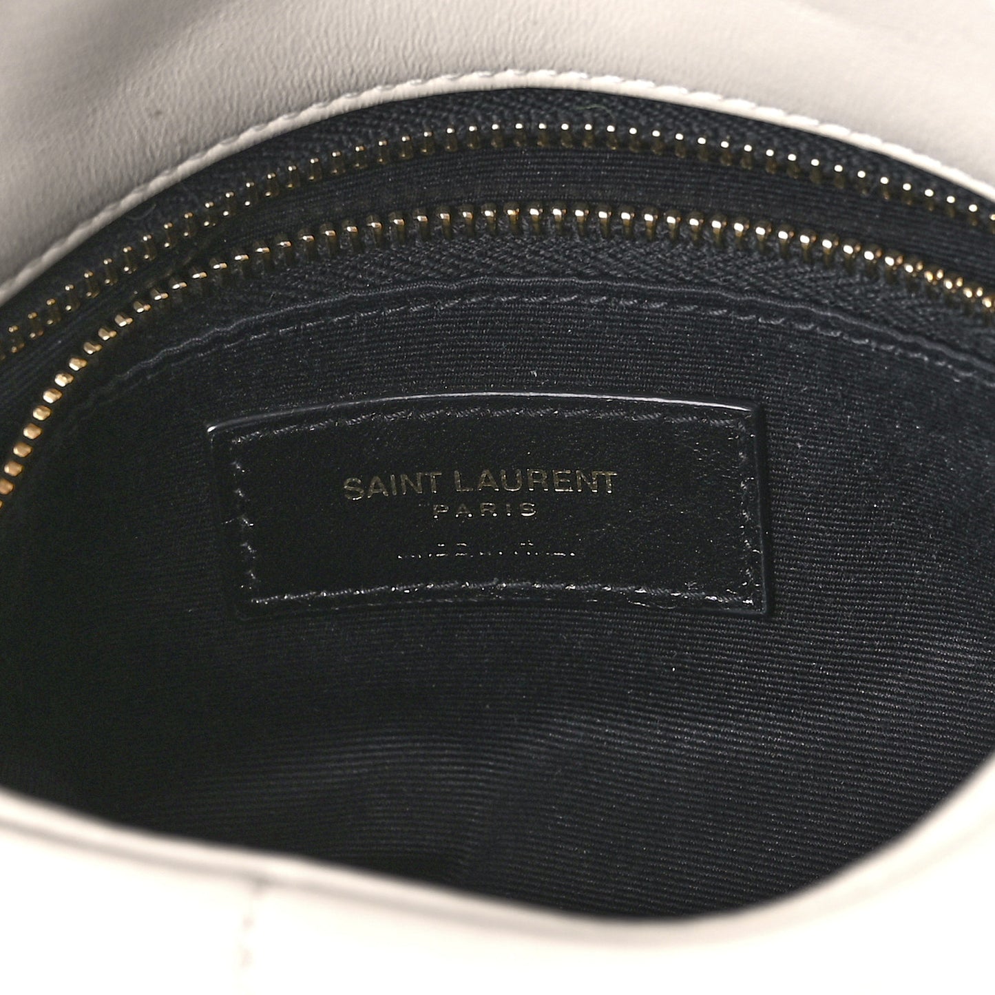 Lambskin Quilted Toy Loulou Puffer Monogram Chain Satchel Crema Soft