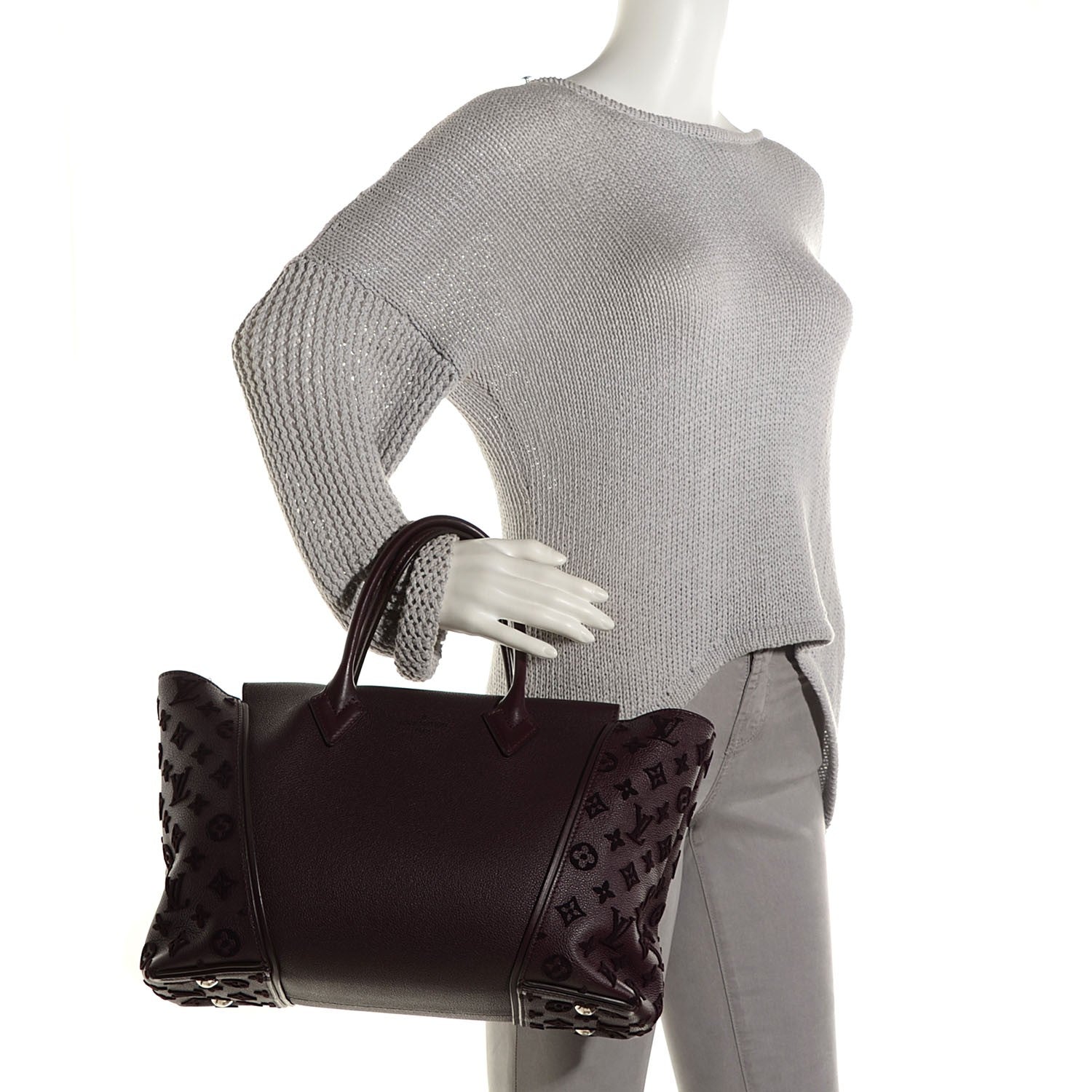 Louis Vuitton Veau Cachemire Tote W PM Quetsche 2 of 7