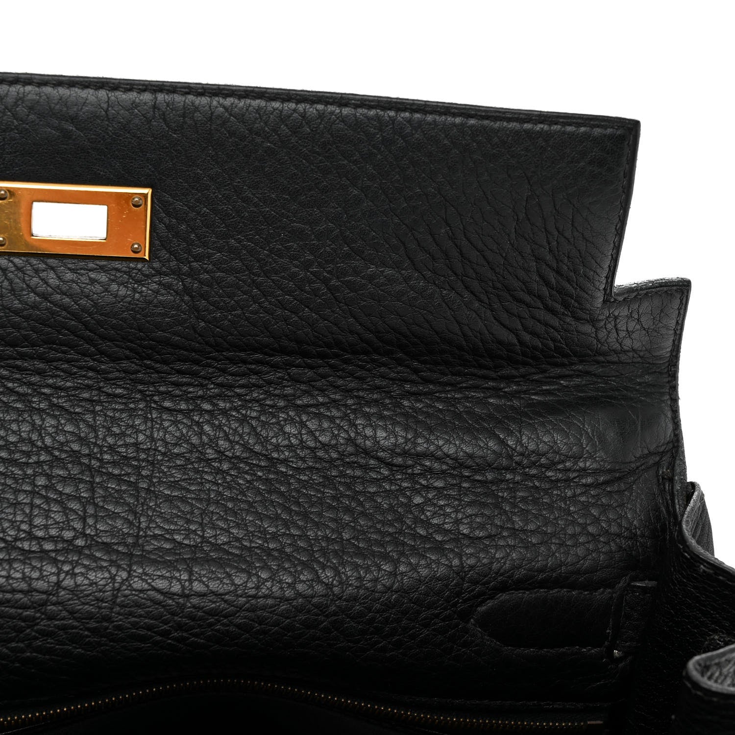 Hermes Fjord Kelly Retourne 32 Black 11 of 14