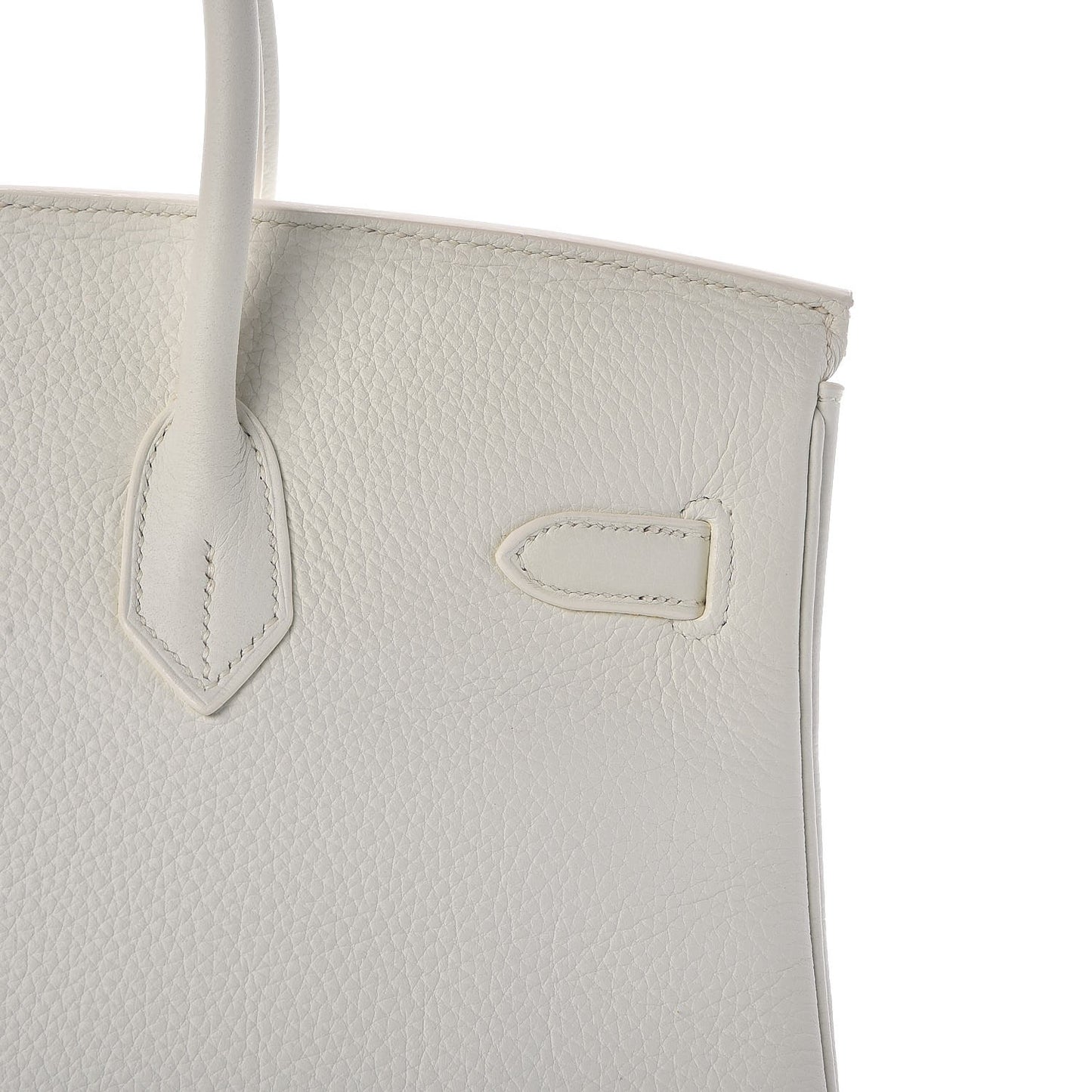 Taurillon Clemence Birkin 35 White