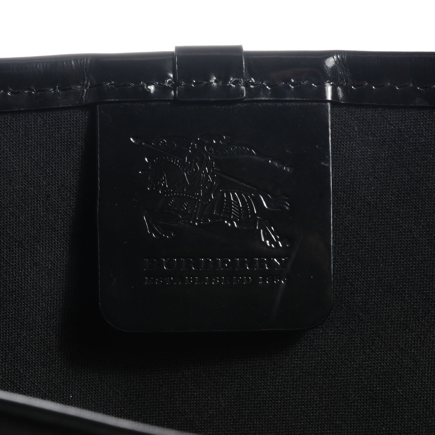 Burberry Supernova Check Small Nickie Tote Black 6 of 7