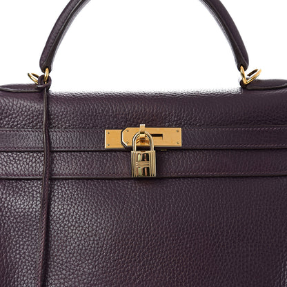 Hermes Taurillon Clemence Kelly Retourne 32 Raisin 12 of 12
