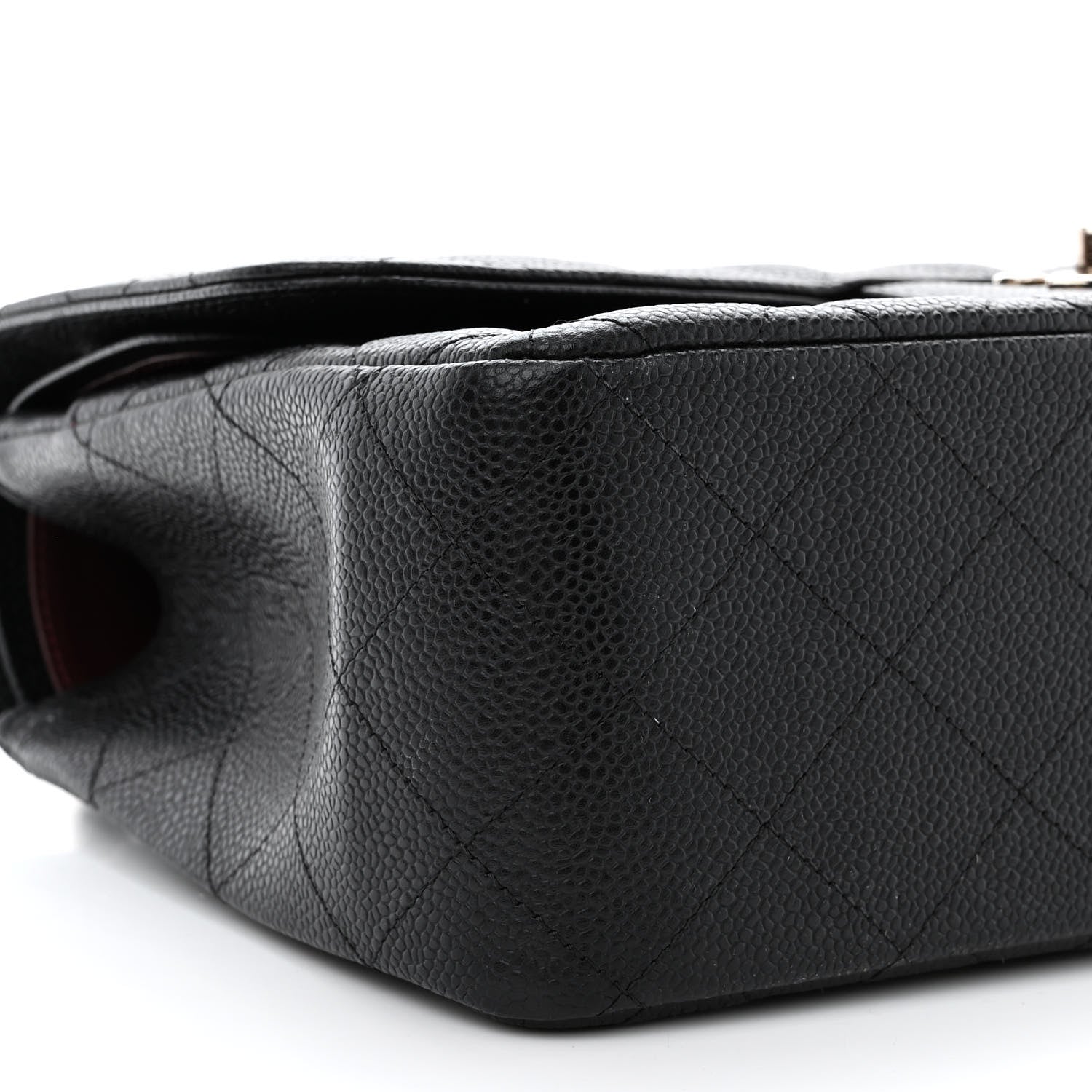 Chanel Caviar Quilted Jumbo Double Flap Black 9 of 10
