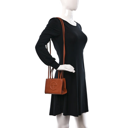 Telfar Vegan Leather Small Shopping Bag Tan 2 of 10