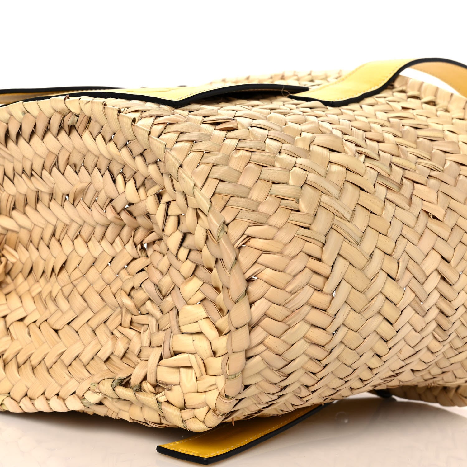 Loewe Raffia Basket Tote Bag Natural Yellow 8 of 9