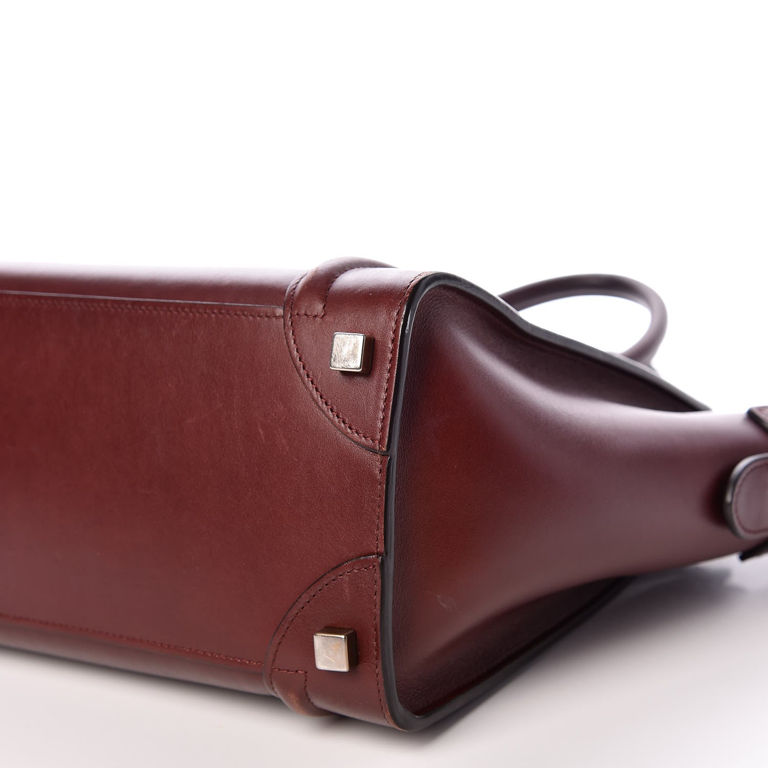 Celine Palmelato Micro Luggage Red Wood 6 of 20