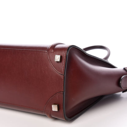 Celine Palmelato Micro Luggage Red Wood 6 of 20