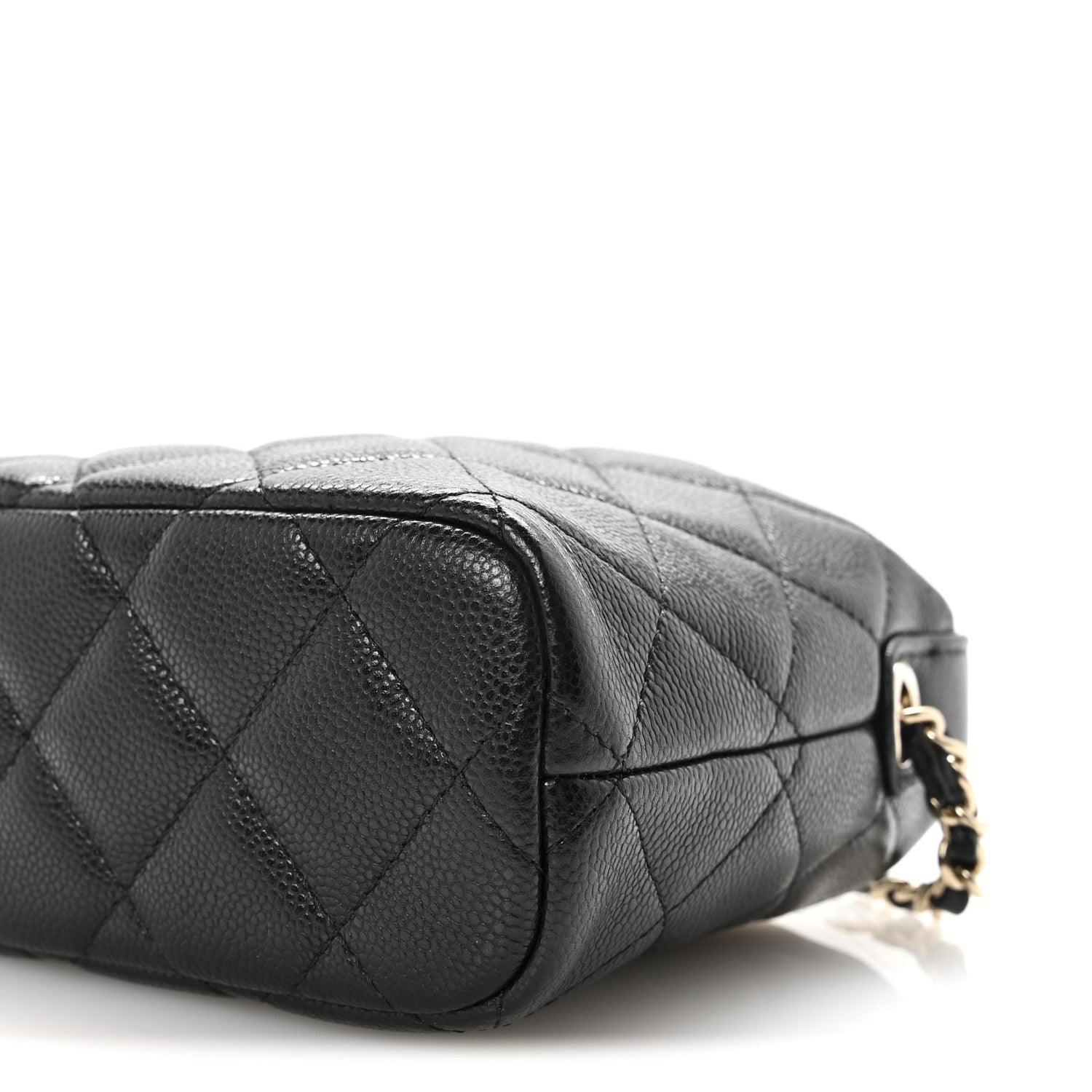Chanel Caviar Quilted Hobo Clutch With Chain Black 9 of 9
