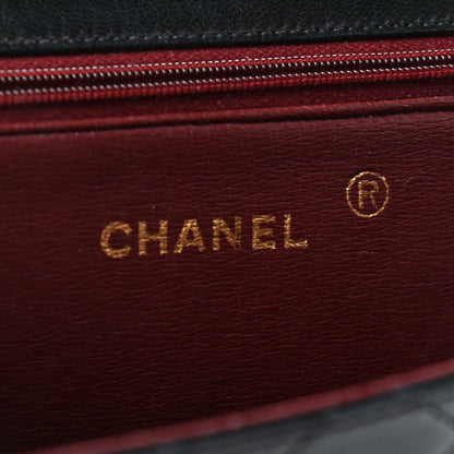 Chanel Lambskin Quilted Medium Single Flap Black 6 of 9