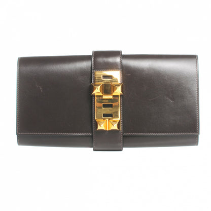 Hermes Box Medor 29 Clutch Chocolate 1 of 7