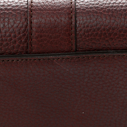 Mulberry Grain Vegetable Tanned Calfskin Zipped Bayswater Oxblood 11 of 11