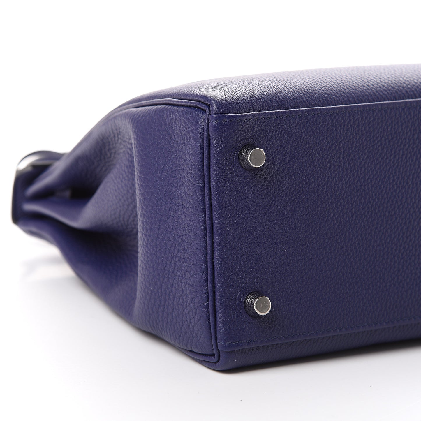 Togo Matte Alligator Kelly Retourne Touch 32 Bleu Encre