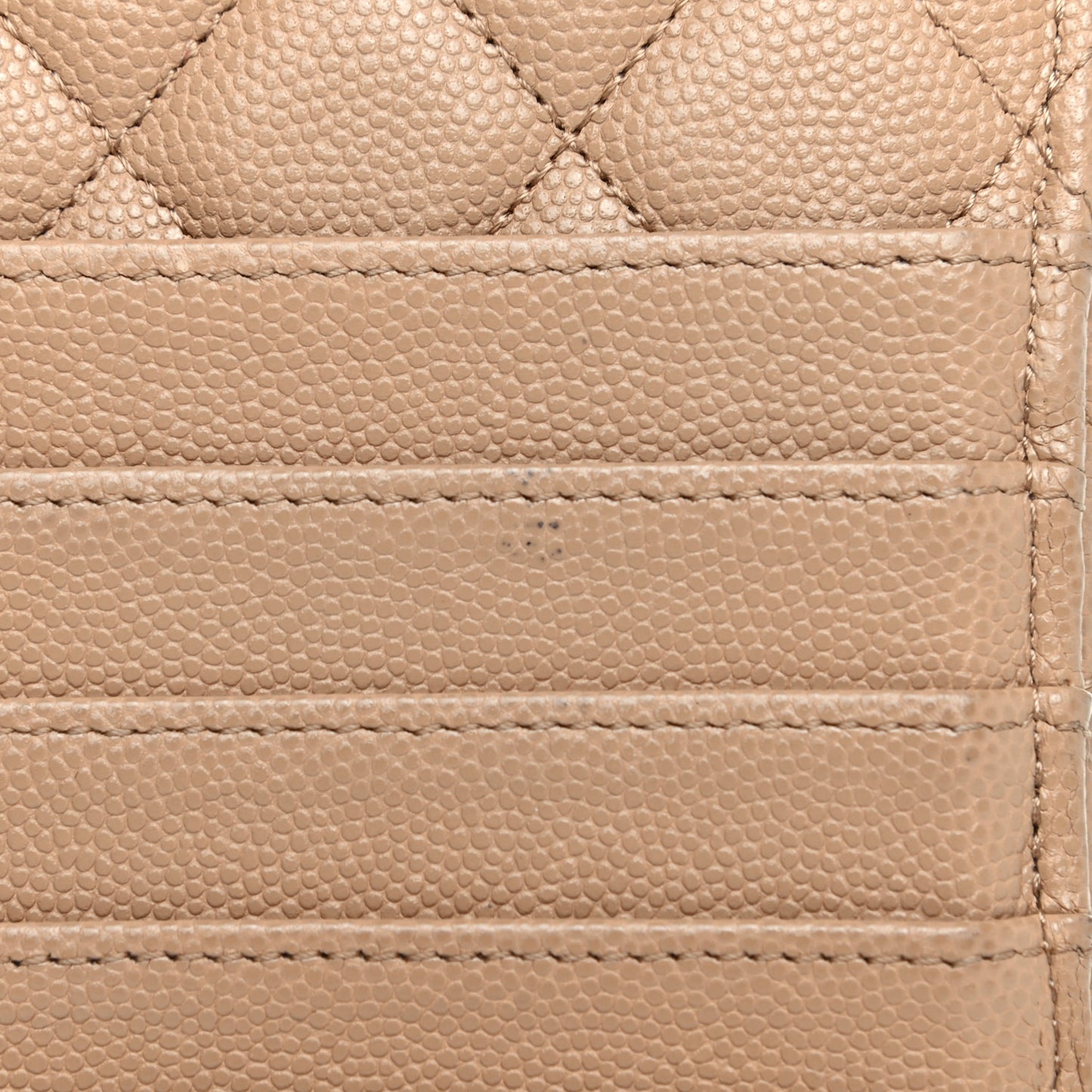 Caviar Quilted Classic iPhone Pouch Beige