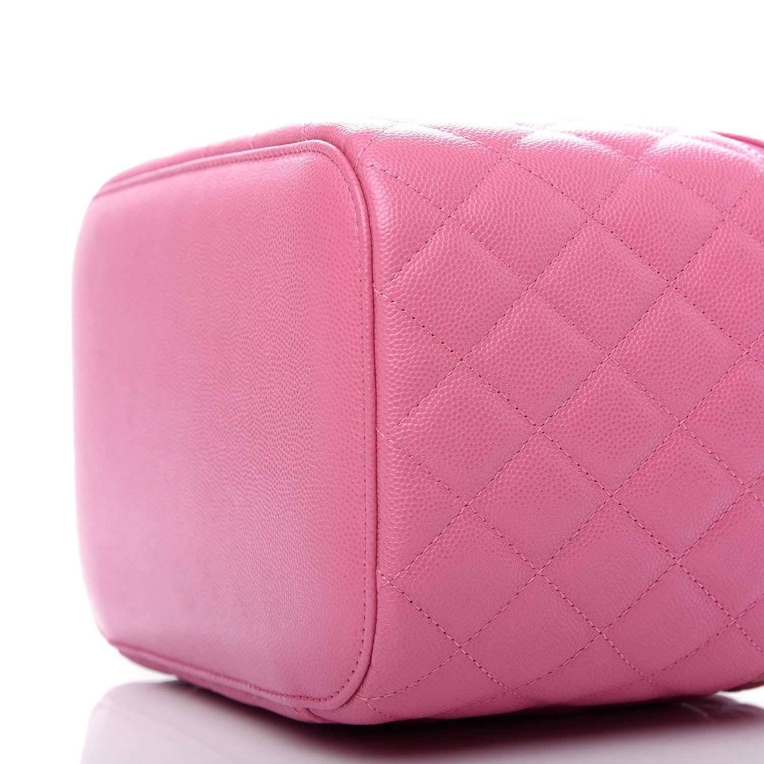 Chanel Caviar Quilted Large Vanity Pouch Pink 6 of 10
