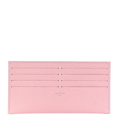 Louis Vuitton Damier Azur Pochette Felicie Chain Wallet Rose Ballerine 8 of 8