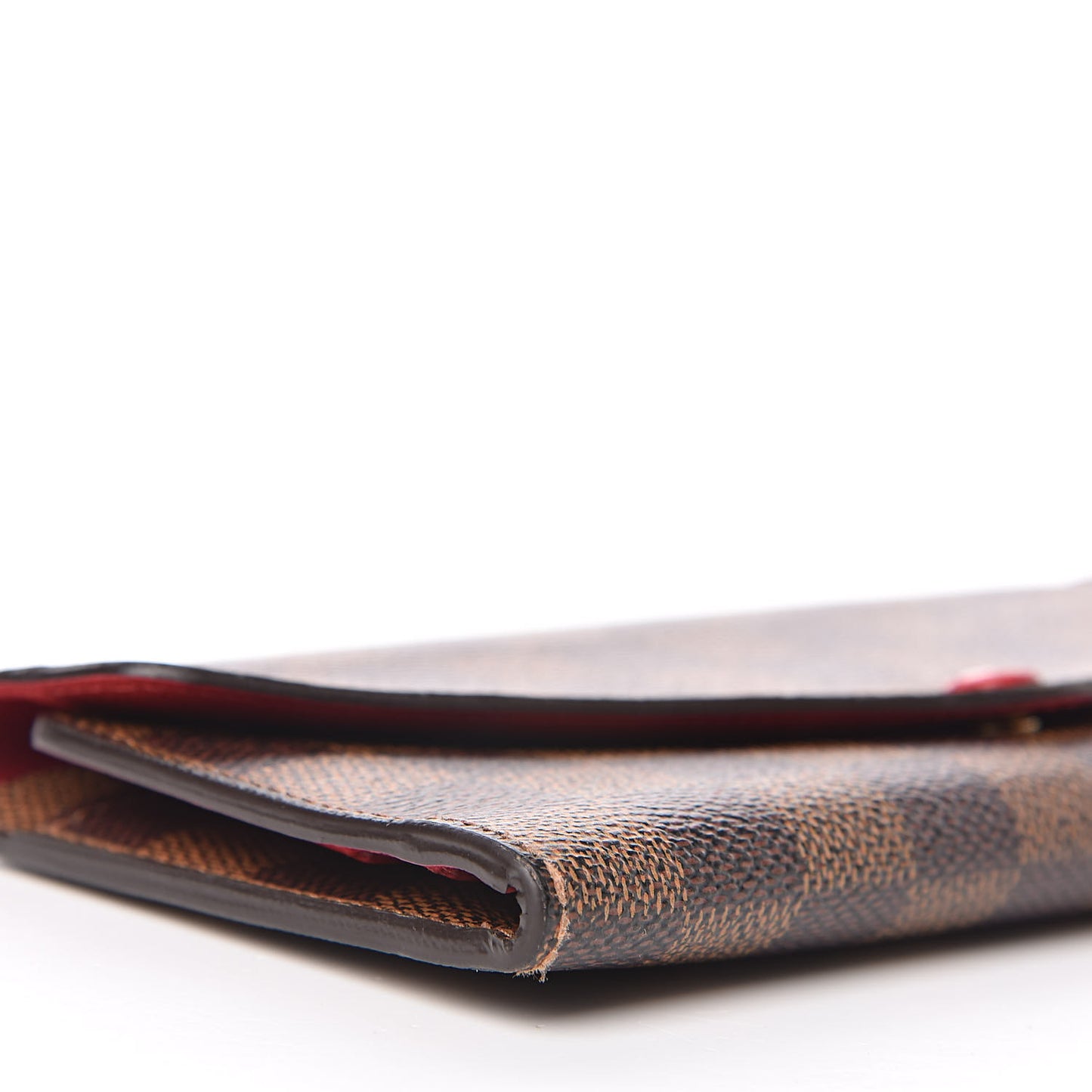 Damier Ebene Josephine Wallet Red