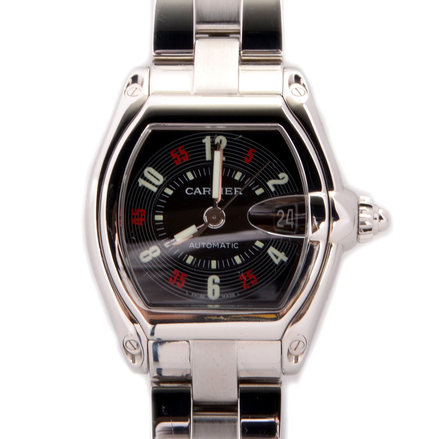 Stainless Steel 37mm Roadster Automatic Watch Black