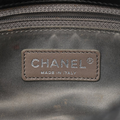 Chanel Lambskin Stitch Small Walk Of Fame Rectangular Flap Black 6 of 13