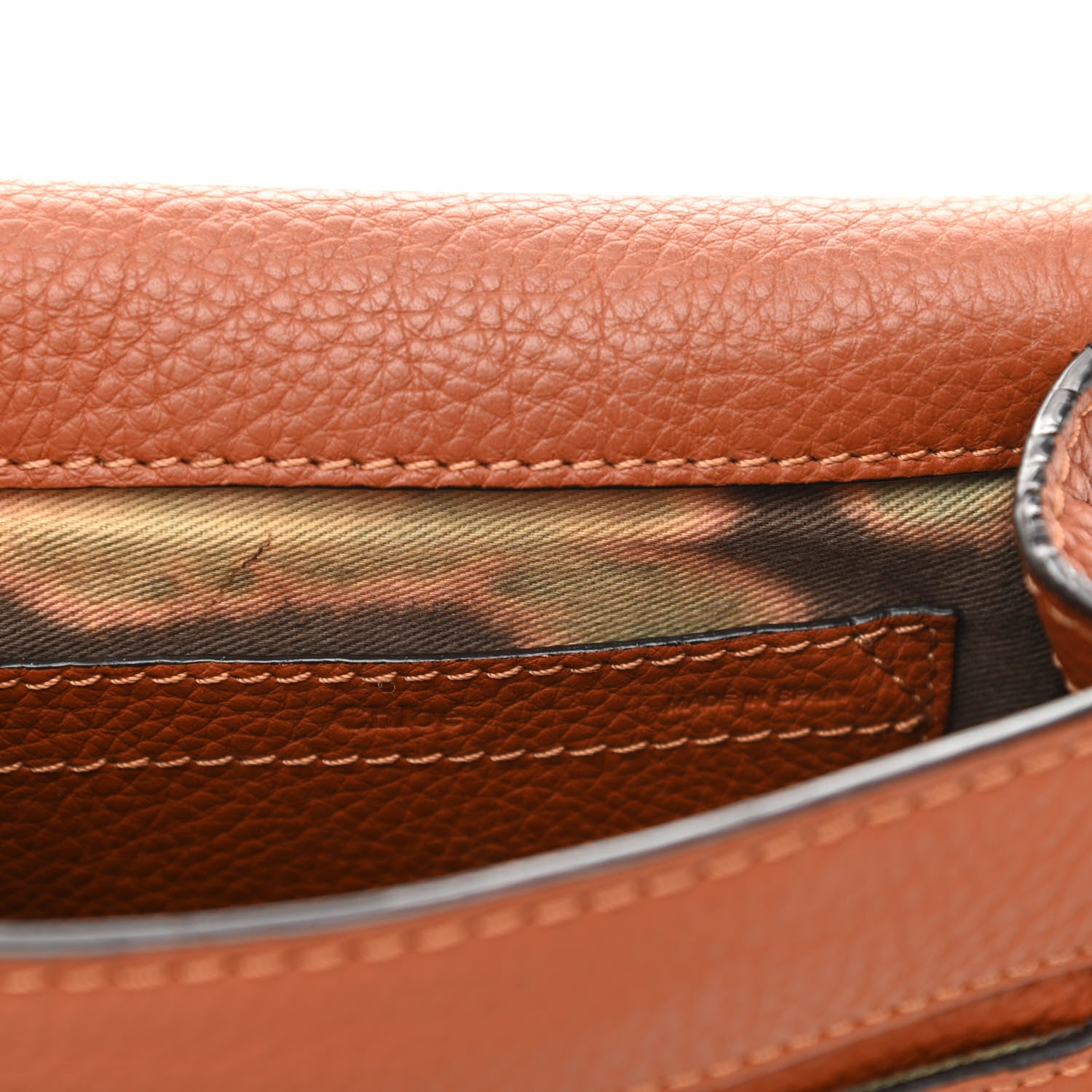 Chloe Calfskin Mini Marcie Round Crossbody Bag Tan 14 of 15