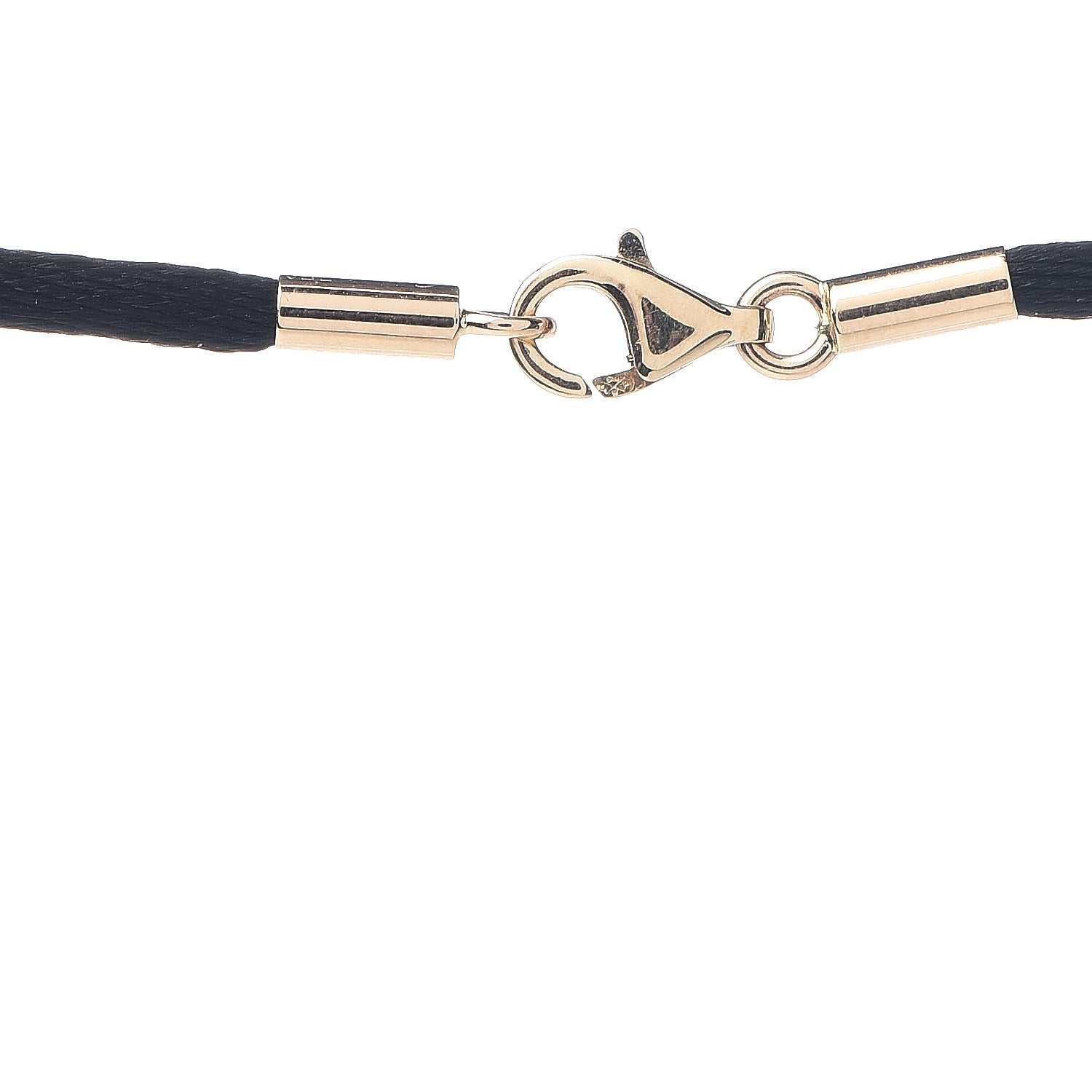 Cartier 18K Pink Yellow White Gold Trinity Spinner Ring Cord Necklace 4 of 5