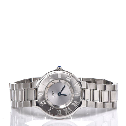 Cartier Stainless Steel 28mm Must De 21 Quartz Watch 3 of 7