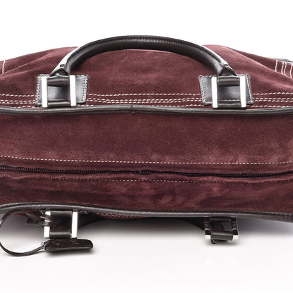 Loewe Suede Amazona 36 Burgundy 14 of 21