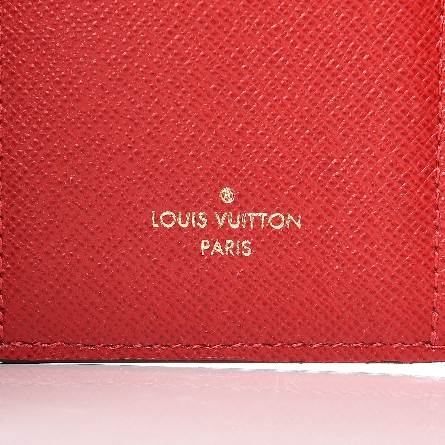 Damier Ebene Victorine Wallet Red