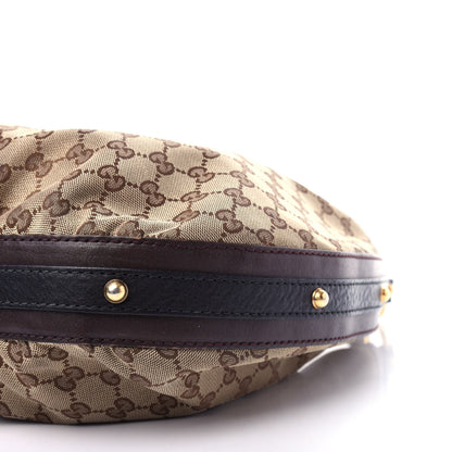 Gucci Monogram Medium Interlocking Hobo Dark Brown 9 of 11