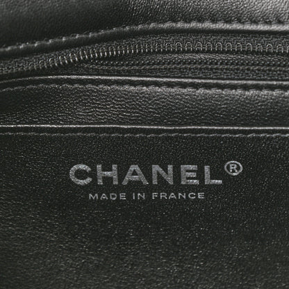 Chanel Wool Tweed Quilted Mini Rectangular Flap Pink Black 6 of 10