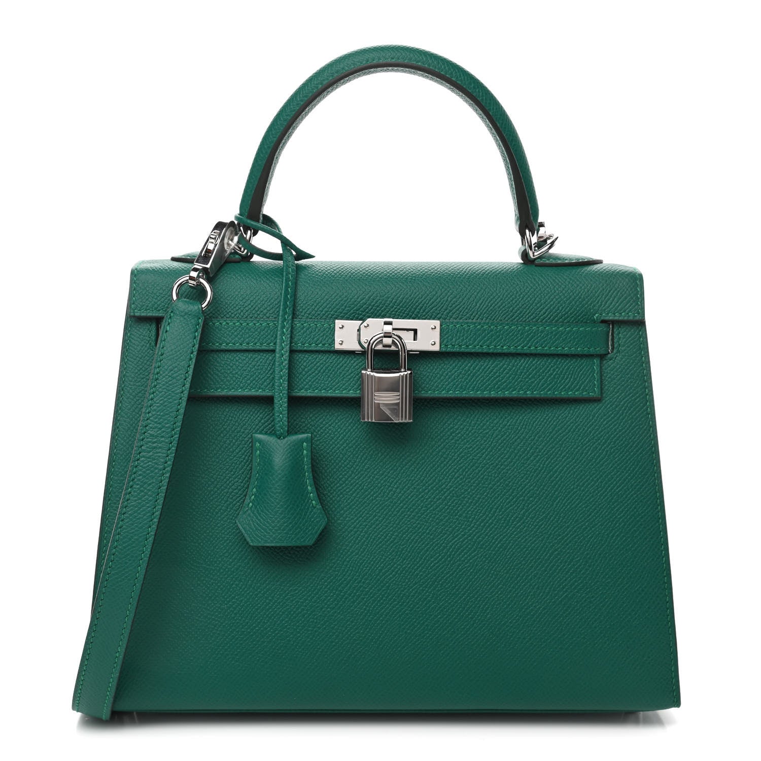 Hermes Epsom Kelly Sellier 25 Malachite 1 of 11