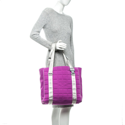 Chanel Nylon Sport Tote Pink 2 of 7