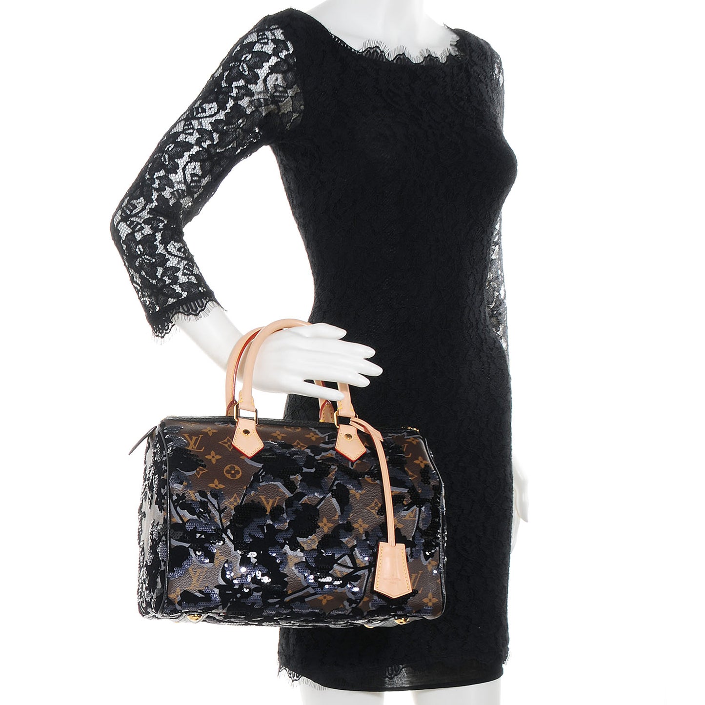 Monogram Fleur De Jais Sequins Speedy 30