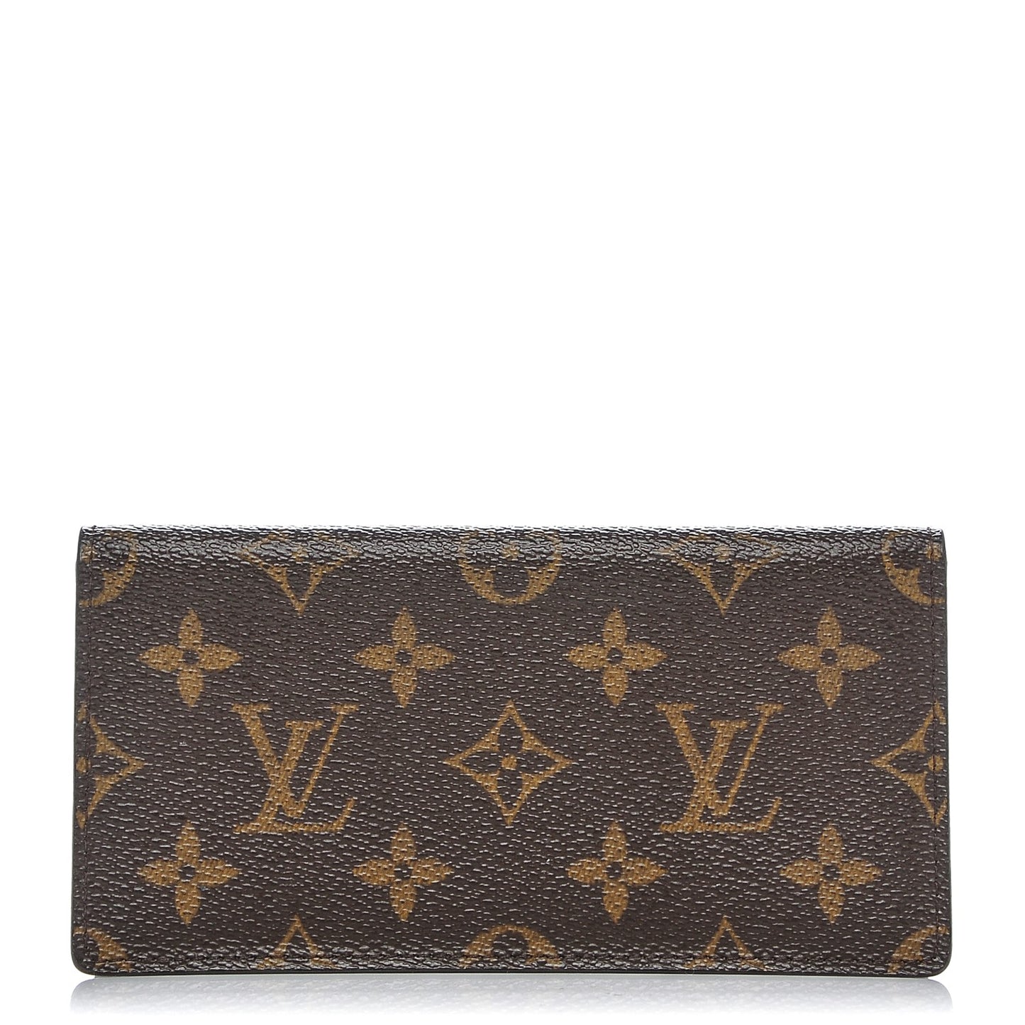 Monogram Simple Checkbook Holder Wallet Cover