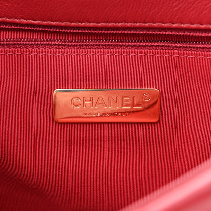 Chanel Goatskin Quilted Medium Chanel 19 Flap Red 6 of 10