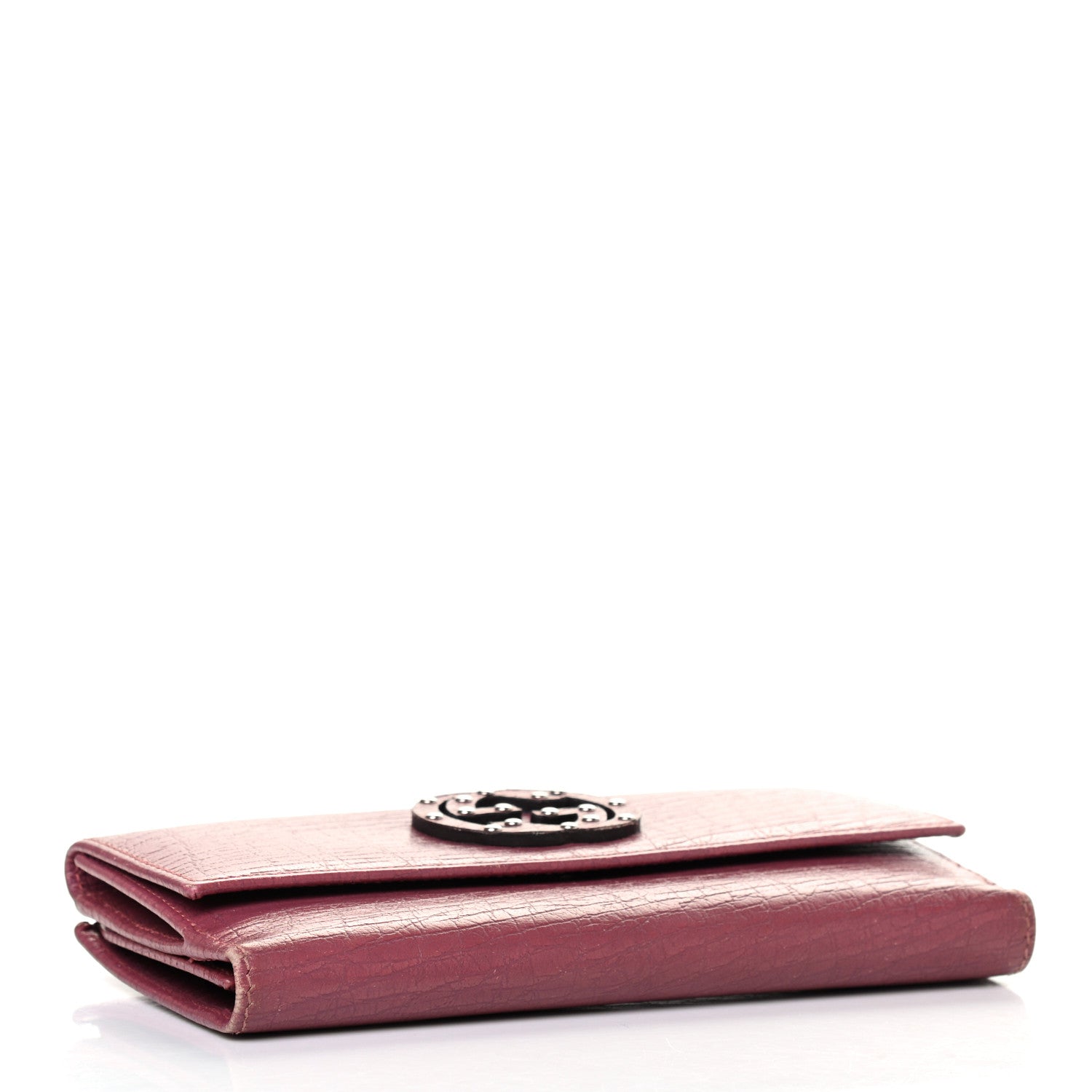 Gucci Calfskin Studded Soho Continental Wallet Peonia Flower 3 of 4