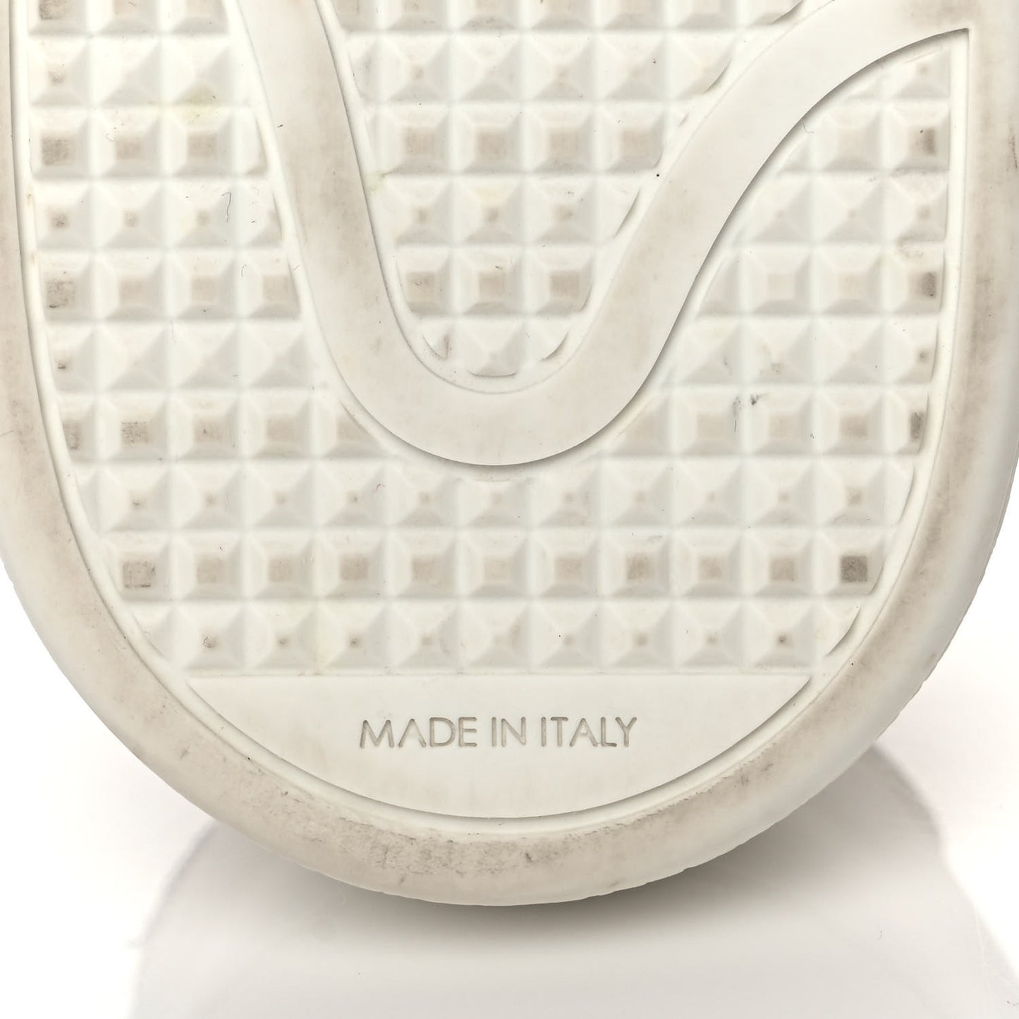 Calfskin Monogram Frontrow Sneaker 36.5 White