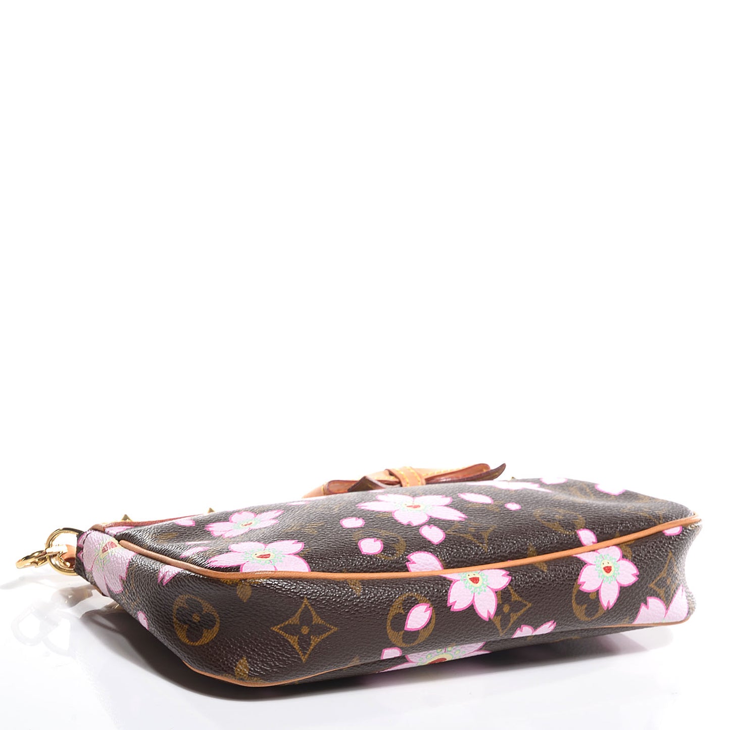 Monogram Cherry Blossom Pochette Accessories Brown