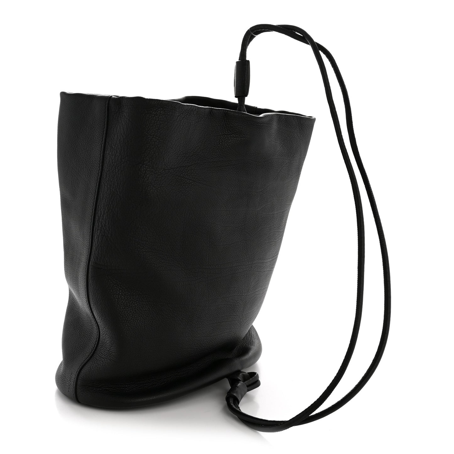 Grained Calfskin Joe Backpack Black