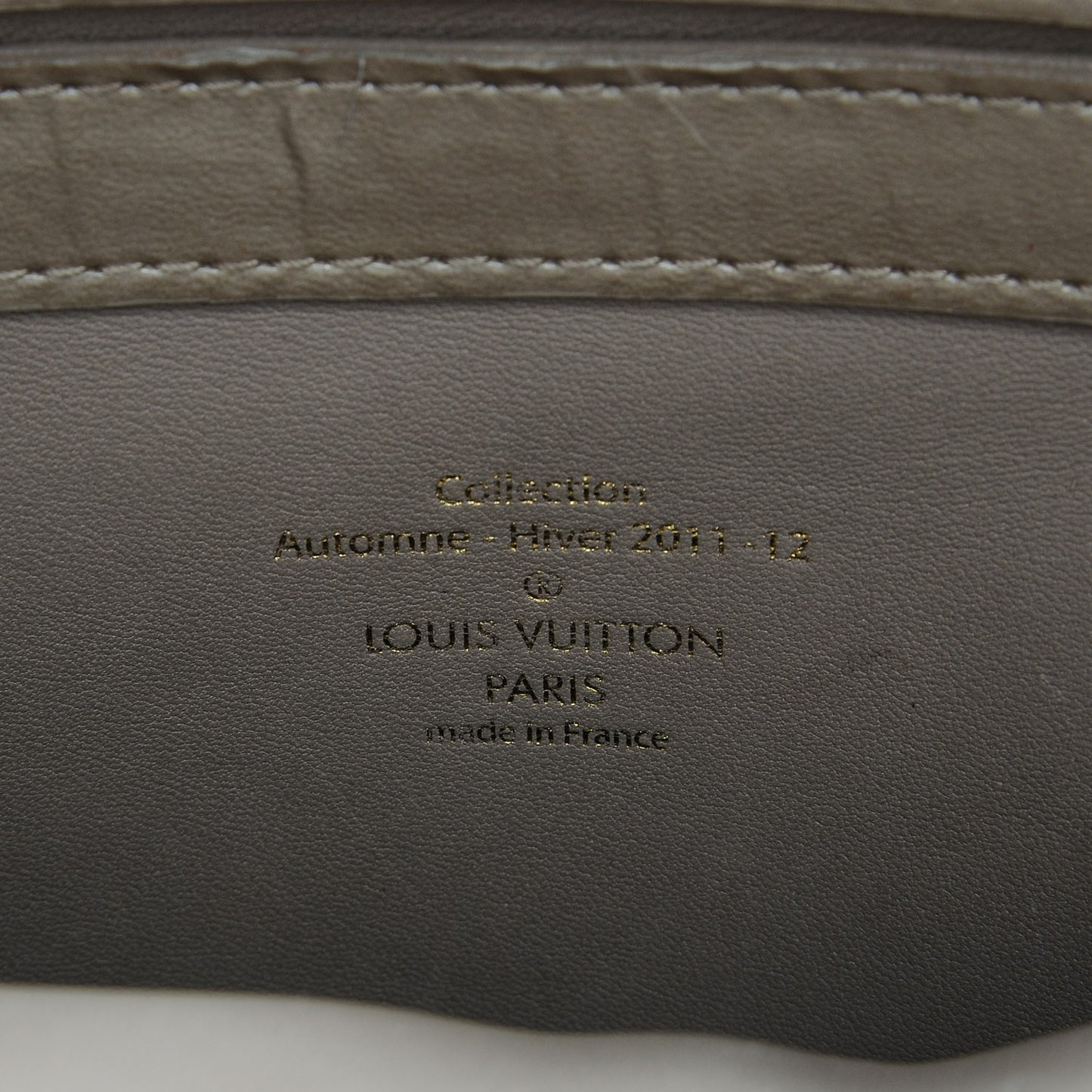 Patent Lambskin Fascination Lockit Gris
