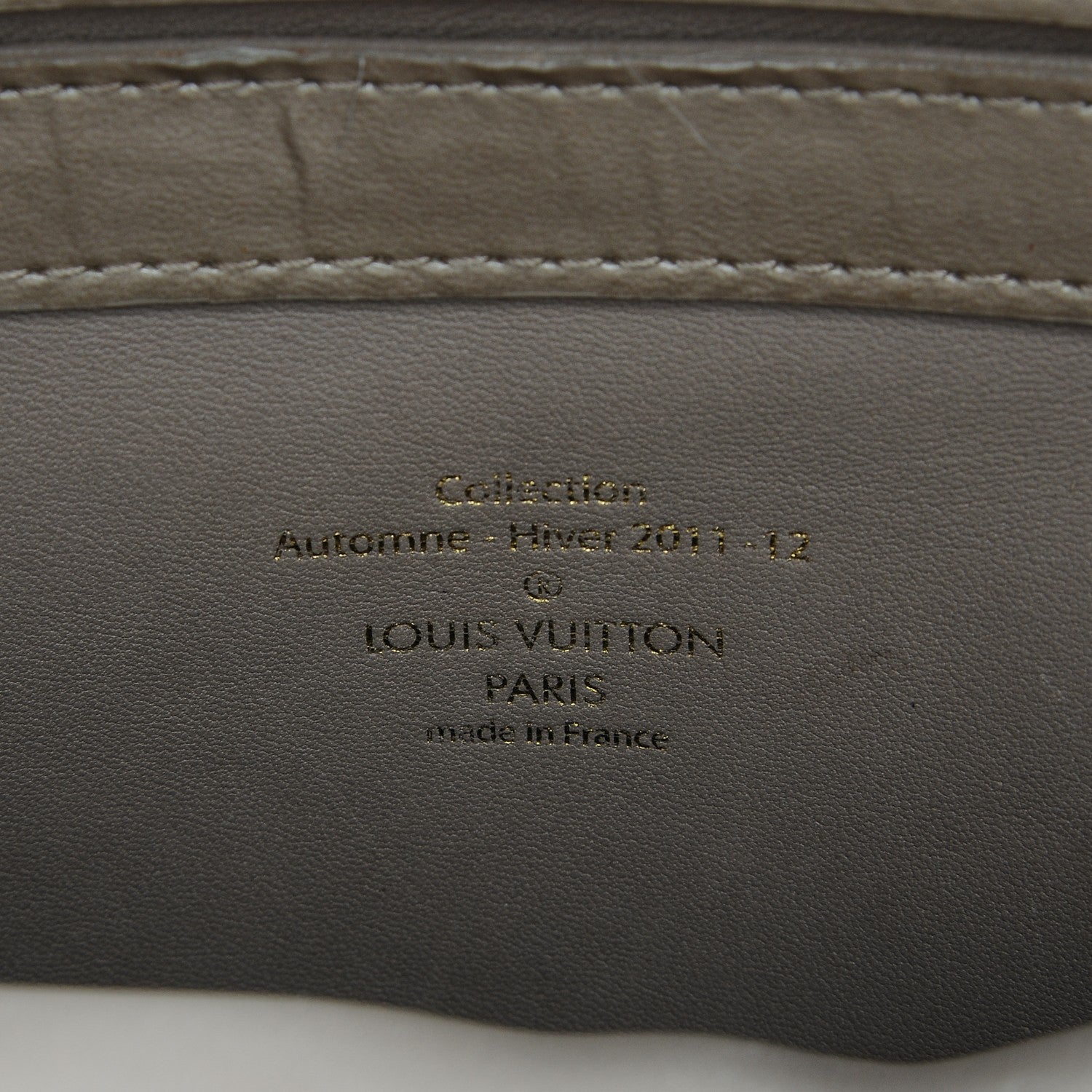 Louis Vuitton Patent Lambskin Fascination Lockit Gris 8 of 11
