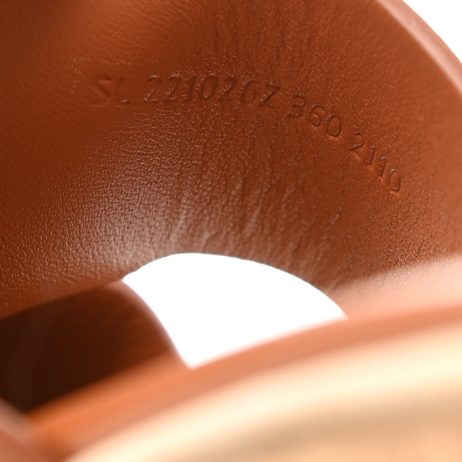 Hermes Calfskin Cork Eze 30 Sandals 36 Marron Glaise 8 of 9