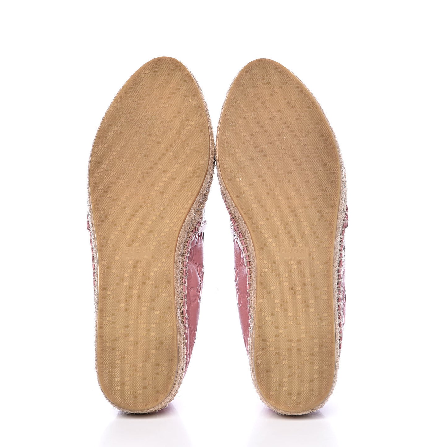 Guccissima Signature Espadrilles 40.5 Rose Baby Candy