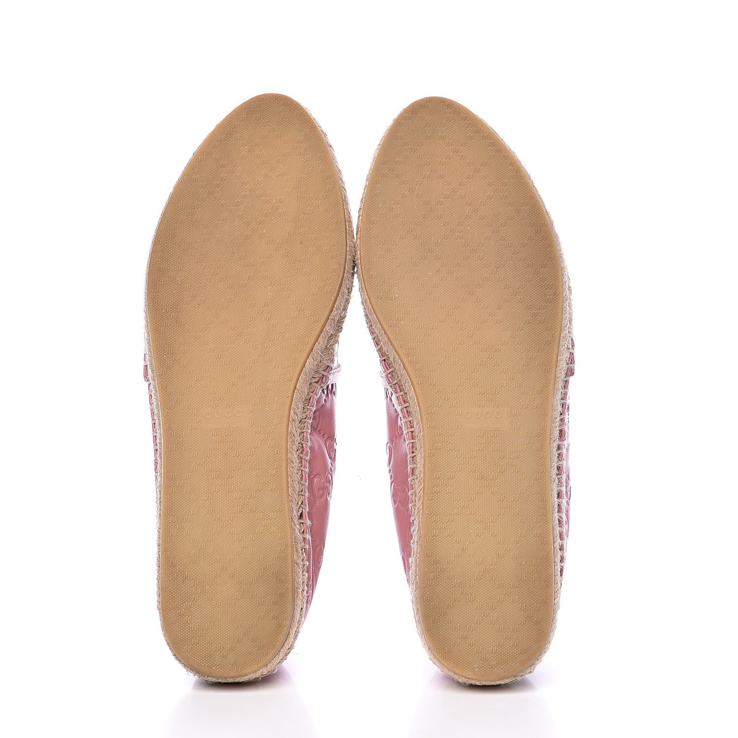 Gucci Guccissima Signature Espadrilles 40.5 Rose Baby Candy 5 of 7