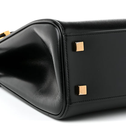 Saint Laurent Smooth Calfskin Manhattan Top Handle Black 9 of 11