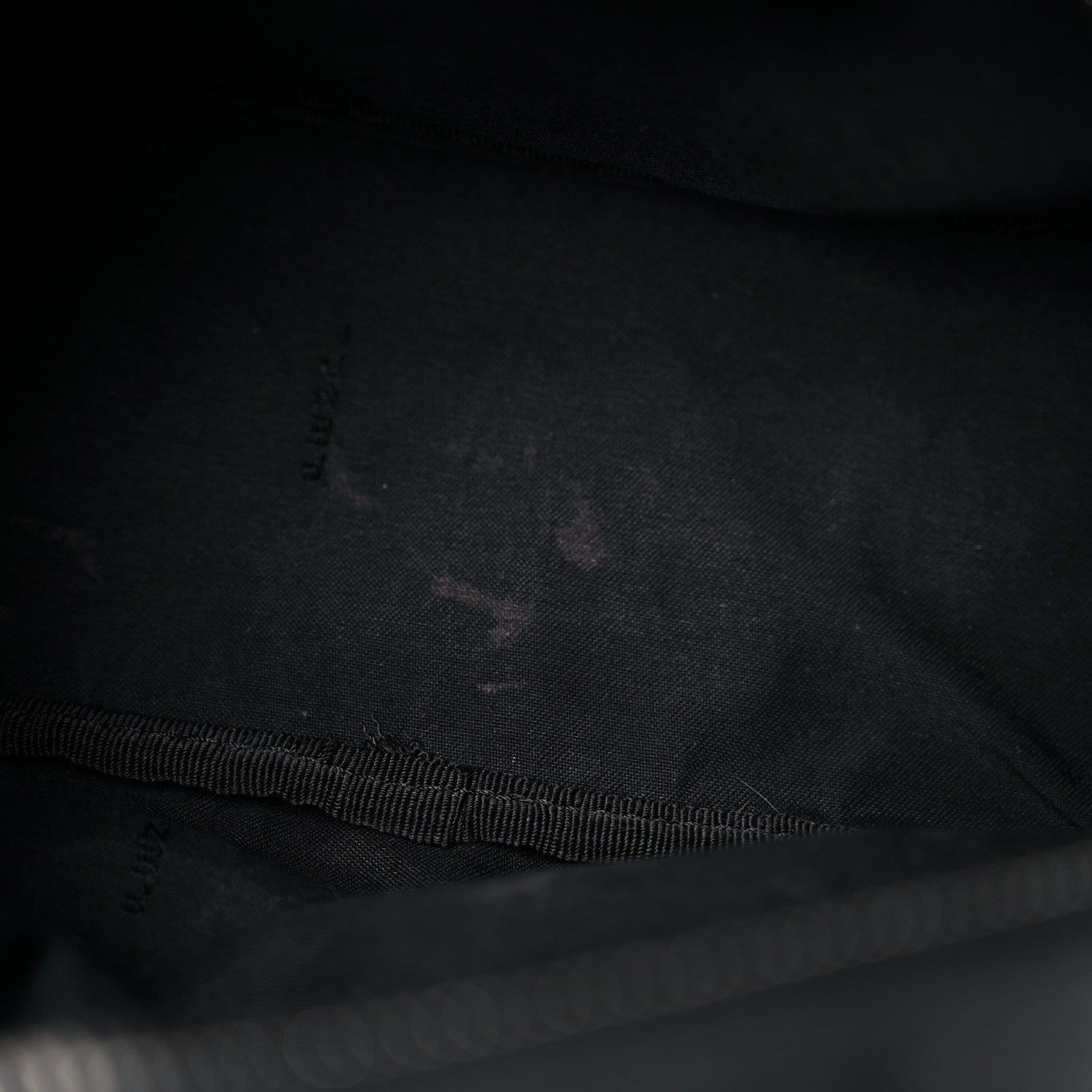 Fendi Vitello Dolce Crystal Flowerland Croc Tail Mini Backpack Black 11 of 22