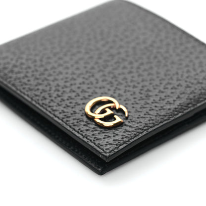 Gucci Calfskin Boar Effect GG Marmont Bi-Fold Wallet Black 8 of 8